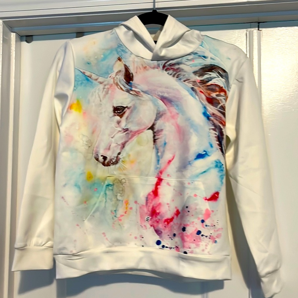 Kids unicorn hoodie